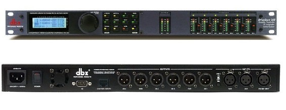 dbx 260 2路输入/6路输出数字音频处理器